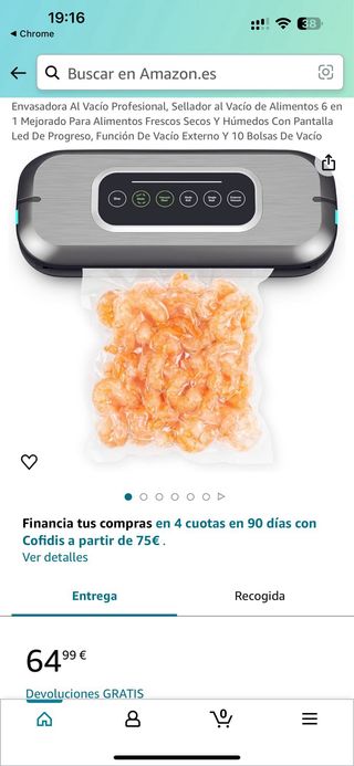 ENVASADORA AL VACÍO PROFESIONAL