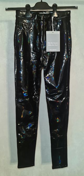 Leggings negros de charol a estrenar