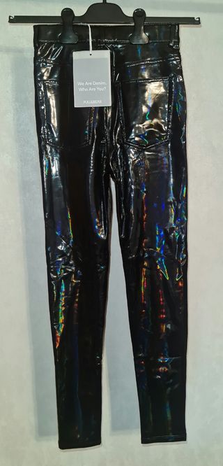 Leggings negros de charol a estrenar