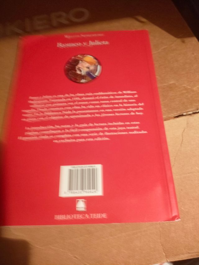 Libro pajaruli/ romeo y Julieta