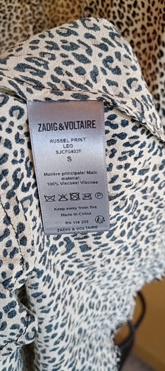 Vestido animal print Zadig & Voltaire