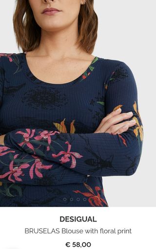 Camiseta Desigual mujer talla M