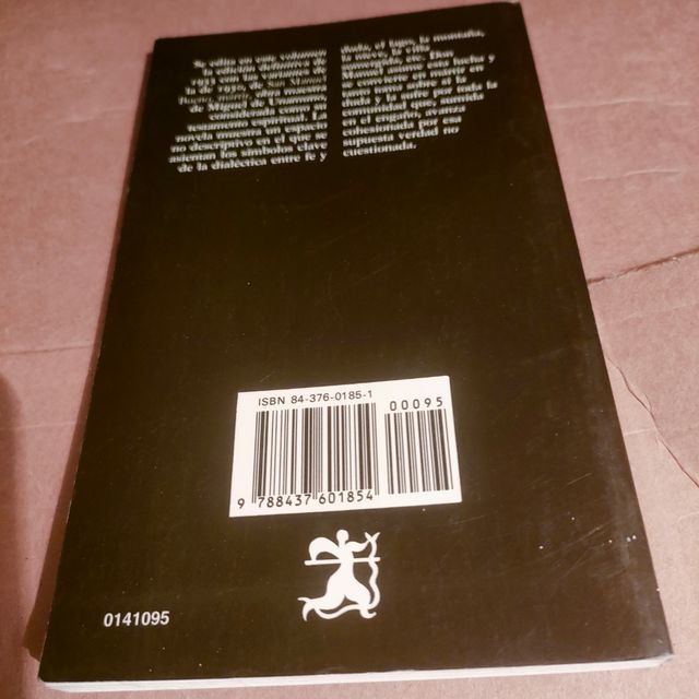 Libro san Manuel bueno mártir/ fuenteovejuna