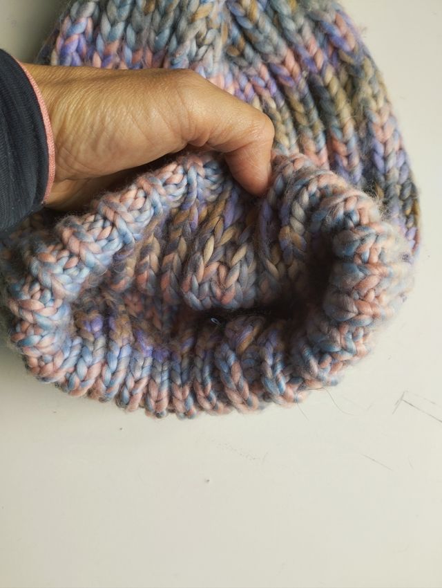 Gorro de lana mujer