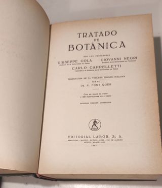 Libro - Tratado de botánica