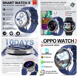 Smartwatch RELOJ OPPO WATCH 2025 MP3 MP4 FUENGIRO