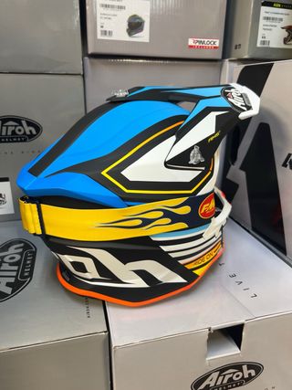 Casco y gafas moto XS cross Airoh