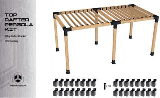 Top Rafter Pergola Kit (Conexiones)