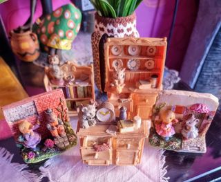 Kit en miniatura libreria Cat on China 