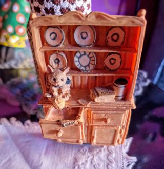 Kit en miniatura libreria Cat on China 