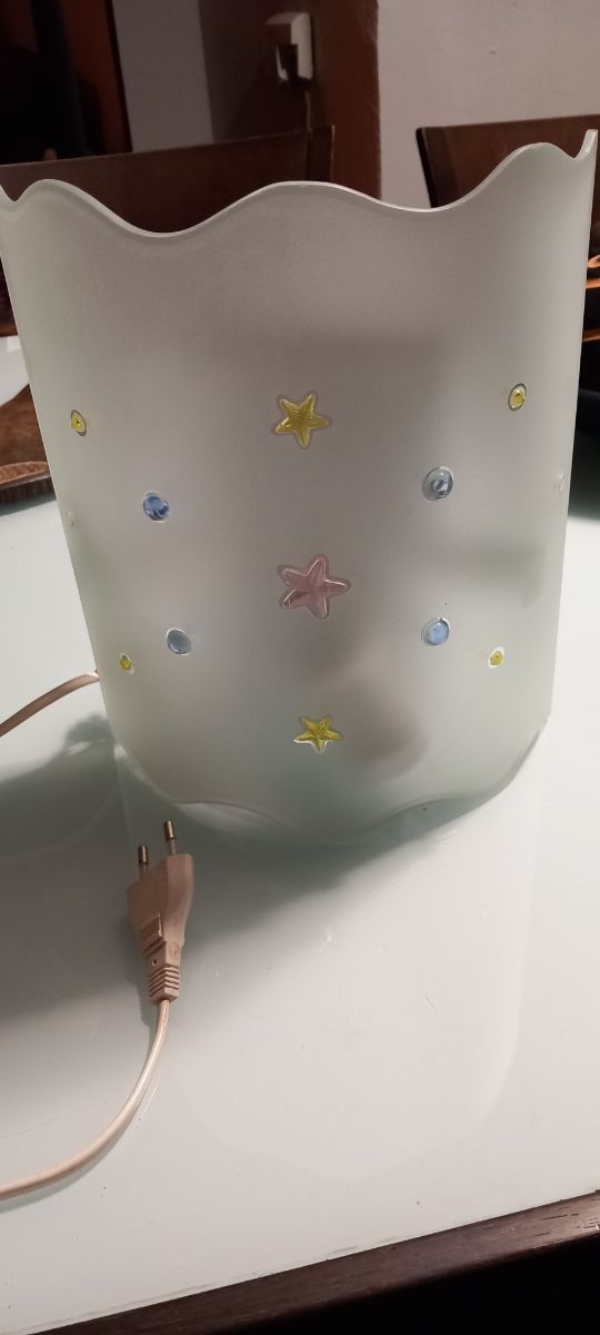 Lampara de cristal de pared. REBAJO 8€