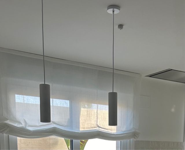 Lamparas de techo tubo blanco