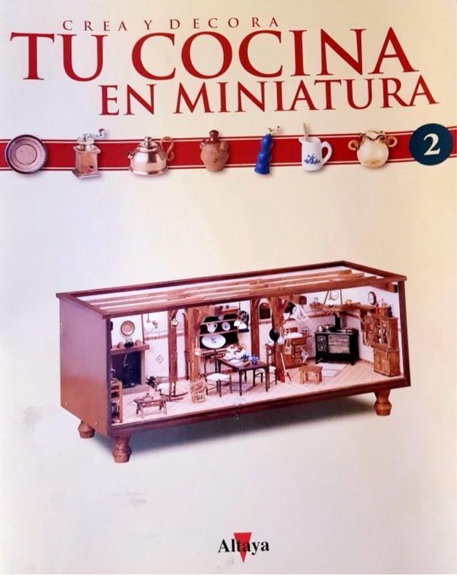 Cocina en miniatura casa muñecas