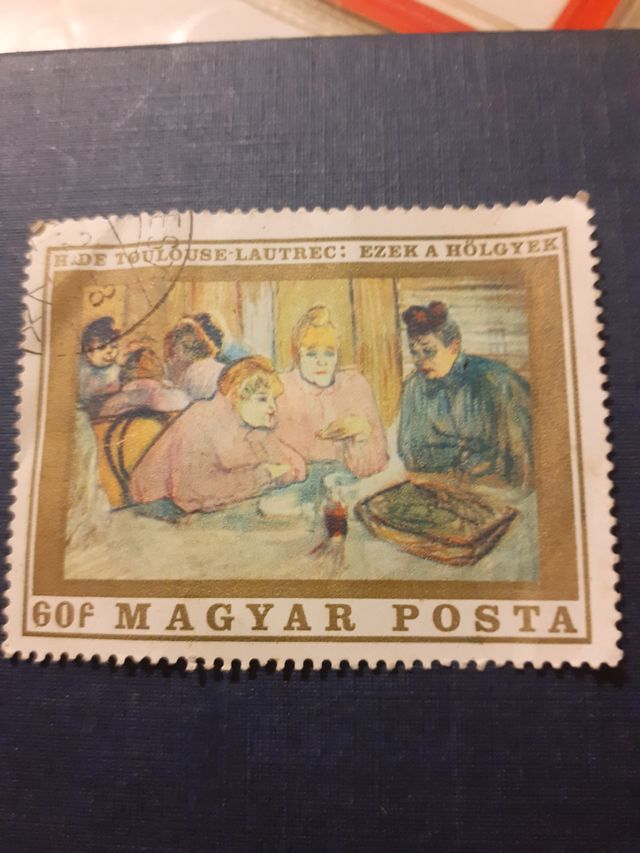 Francobollo Ungheria Magyar posta Arte