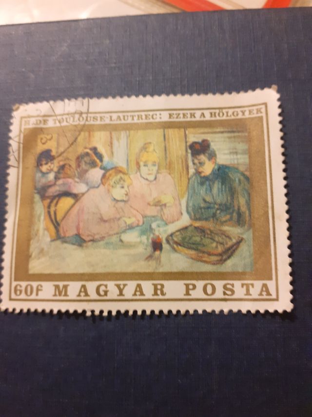 Francobollo Ungheria Magyar posta Arte