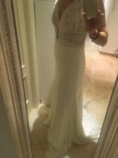 vestido de novia del diseñador Yolan Cris talla 44