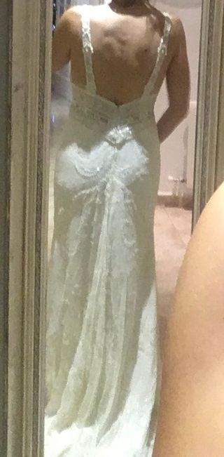 vestido de novia del diseñador Yolan Cris talla 44