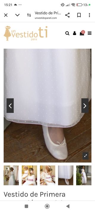 Vestido comunión niña