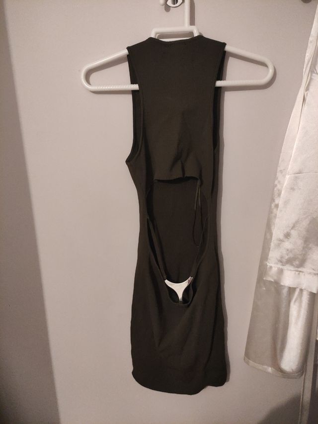 Vestido NUEVO verde Bershka