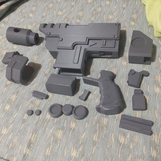 Space Marine 2 Cosplay - Pistola bolter Warhammer