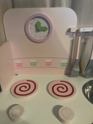 Cocina de juguete de madera