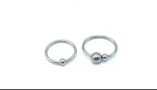 Anillos de acero inoxidable unisex
