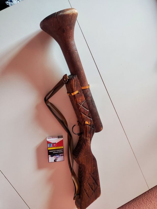 Trabuco madera de gran tamaño juguete