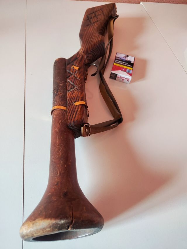 Trabuco madera de gran tamaño juguete