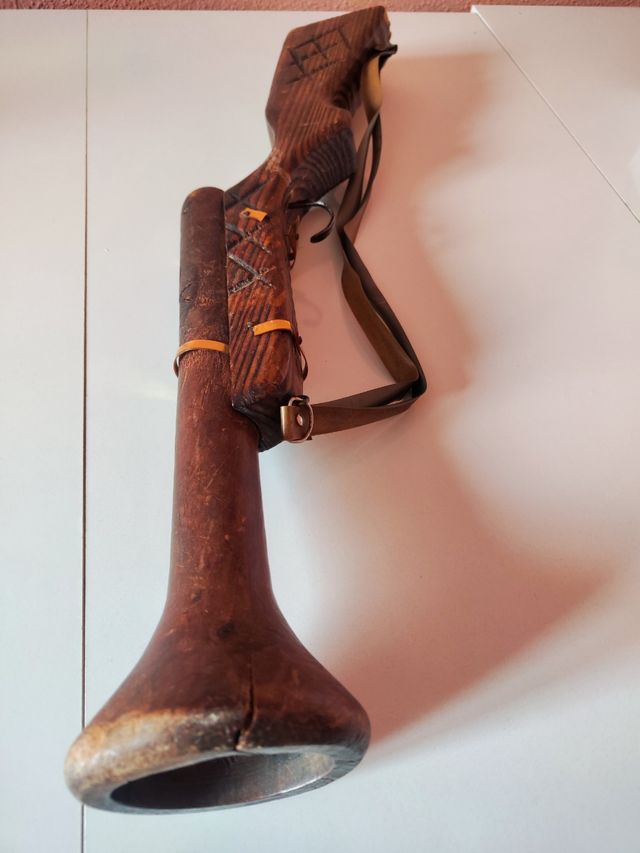 Trabuco madera de gran tamaño juguete