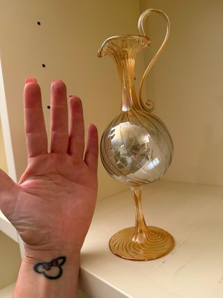 Vaso ampolla vetro finissimo 