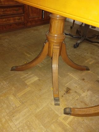 Mesa de madera maziza antigua Vintage