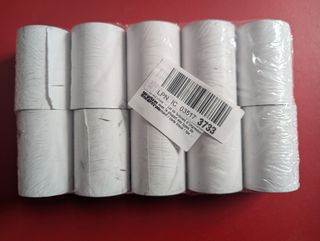 10 rollos para datáfono 