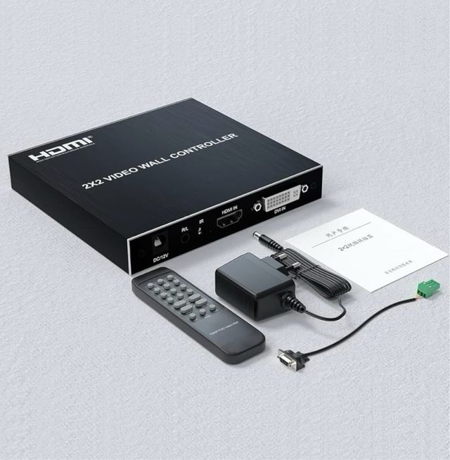 2X2 Controlador Pared de vídeo HDMI Video Wall Pro