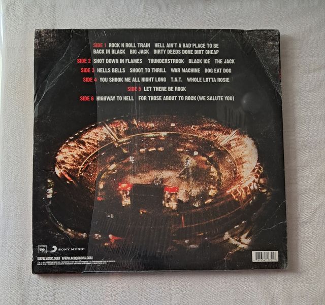 LP (triplo_Vermelho) AC / DC - Live At River Plate