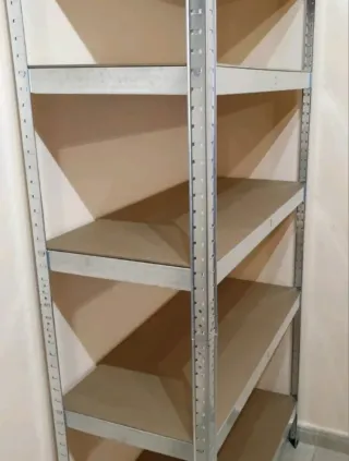 Juego 2 estanterias metálicas modulares NUEVAS