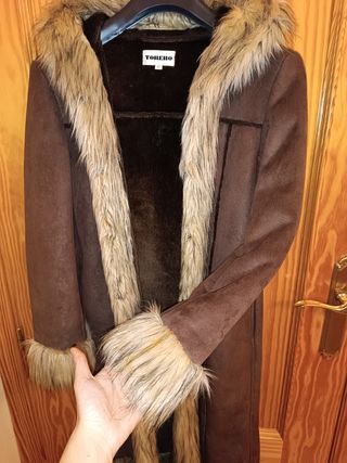 Abrigo pelo talla M