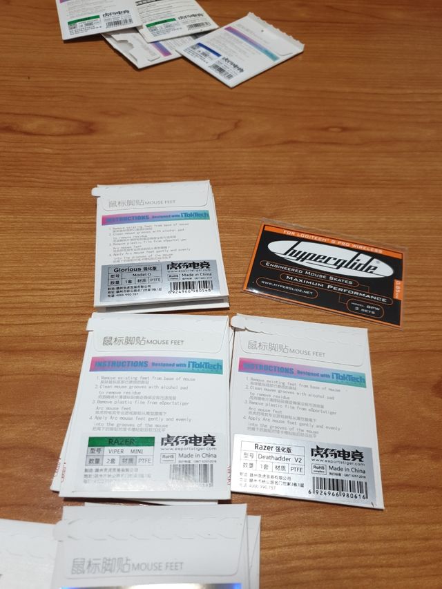 Gliders Logitech, Razer, Zowie y más