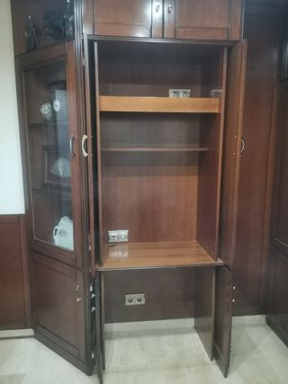 Muebles vitrina/mesa de estudio