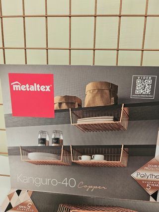 Cestello kanguro Copper 40cm Metaltex 