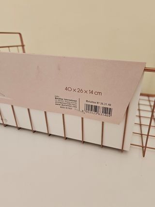 Cestello kanguro Copper 40cm Metaltex 