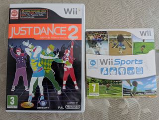 Nintendo wii 2 mandos y juegos