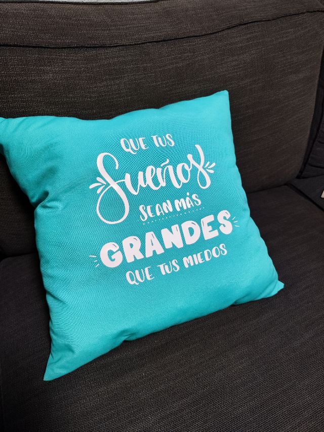 Cuscino personalizzato.