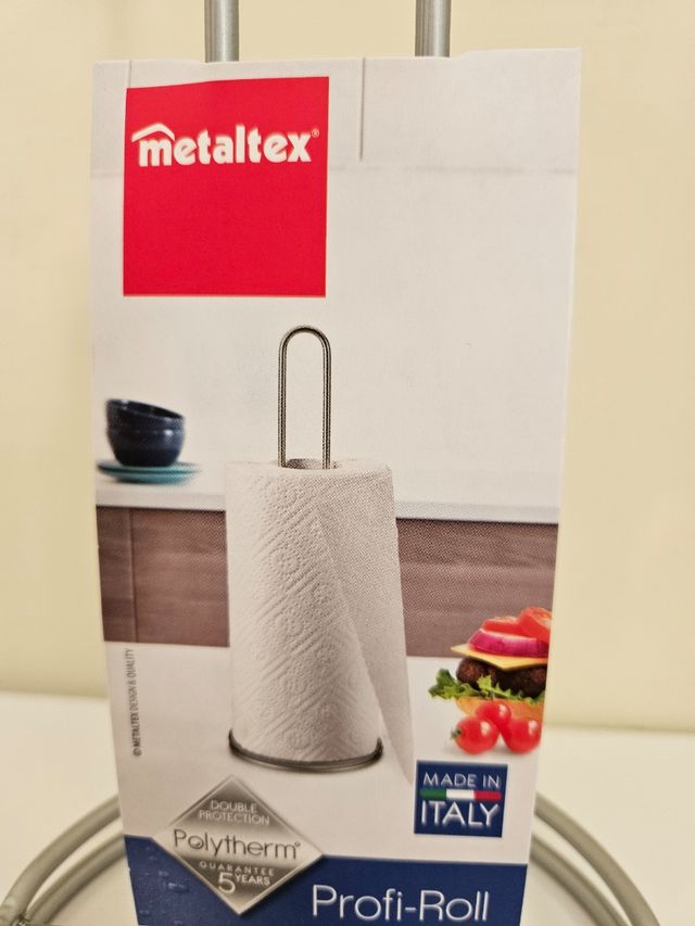 Portarotolo da cucina ProfRoll Metaltex