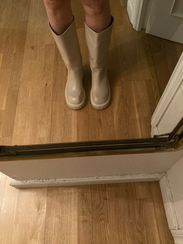 Botas de piel de Mango T38