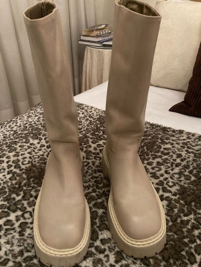 Botas de piel de Mango T38