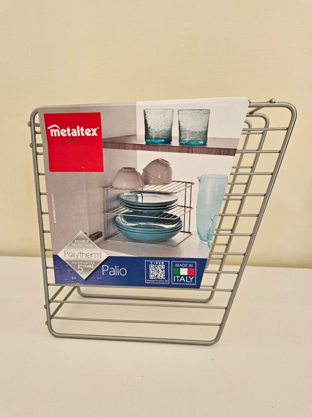 Mensola Angolare Palio 2Livelli Metaltex