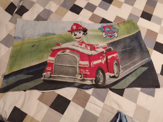 Funda de nórdico y almohada patrulla canina