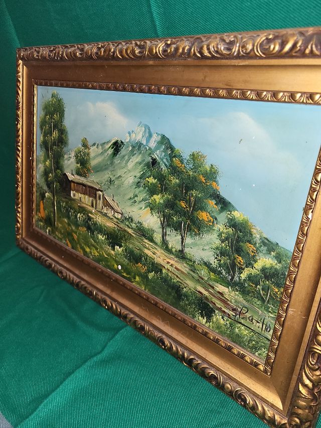 Cuadro al oleo vintage