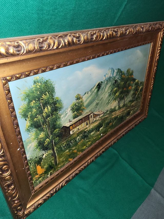 Cuadro al oleo vintage