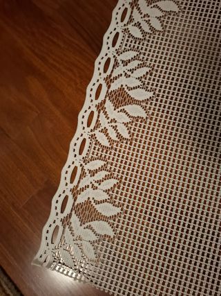 Pannello tenda tirolese bianco no stiro 150x160 cm